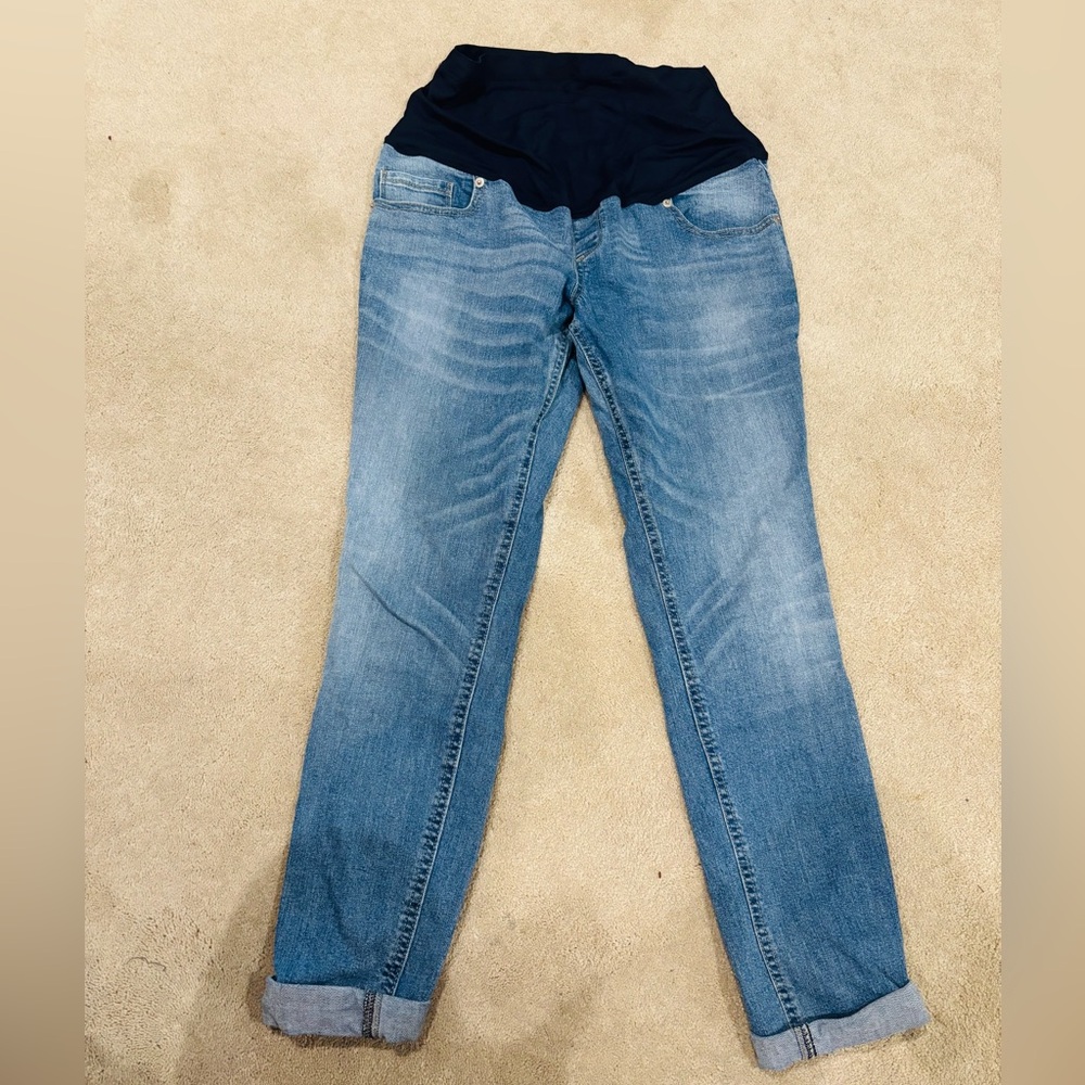 Great Expectations Women's Blue Maternity Jeans